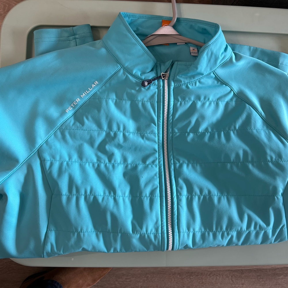 Men’s Golf Peter Millar Turquoise light-Jacket